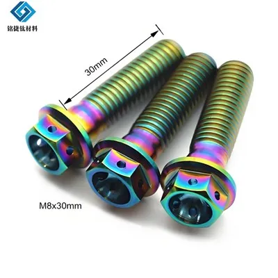 Șuruburi cu flanșă hexagonală din titan